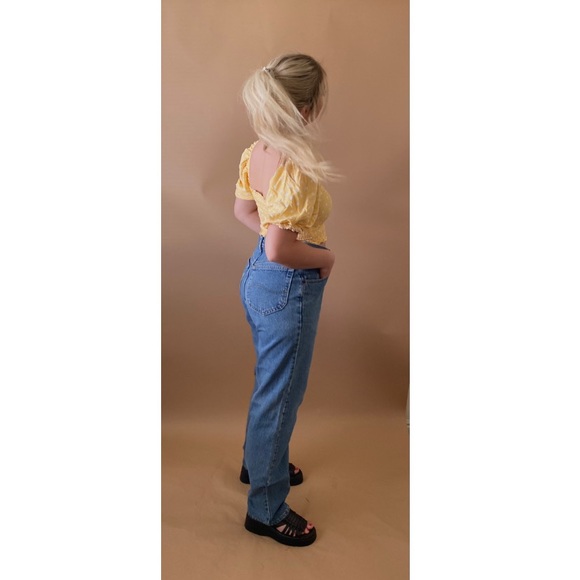 Forever 21 Yellow Polka Dot Top - Picture 4 of 9